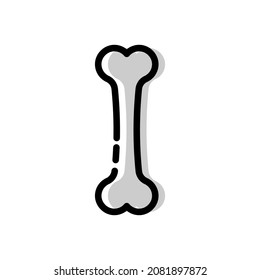 bone icon design template vector isolated illustration