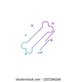 Bone icon design vector 