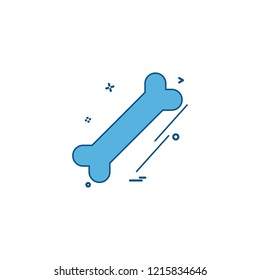 Bone icon design vector 