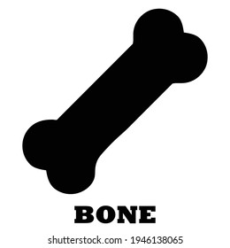 bone icon design vector graphic