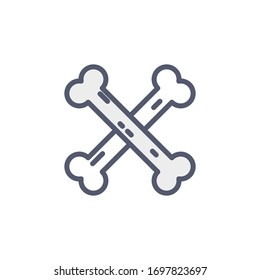 Bone Icon for Graphic Design Projects