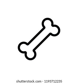 Bone icon illustration isolated vector sign symbol