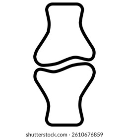 Bone icon Isolated on white