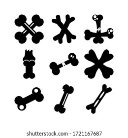 bone icon or logo isolated sign symbol vector illustration - Collection of high quality black style vector icons
