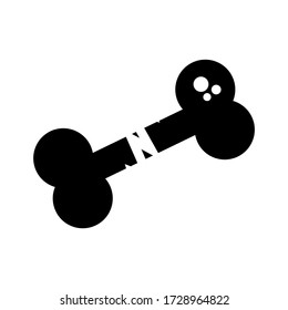 bone icon or logo isolated sign symbol vector illustration - high quality black style vector icons
