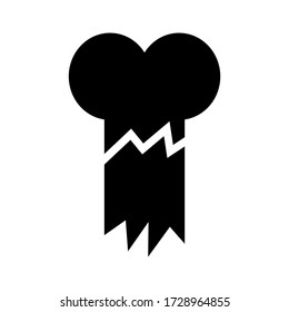 bone icon or logo isolated sign symbol vector illustration - high quality black style vector icons
