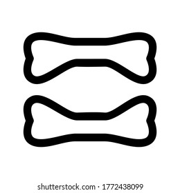 bone icon or logo isolated sign symbol vector illustration - high quality black style vector icons
