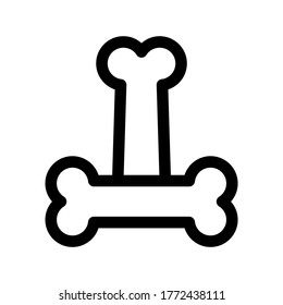 bone icon or logo isolated sign symbol vector illustration - high quality black style vector icons
