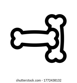 bone icon or logo isolated sign symbol vector illustration - high quality black style vector icons
