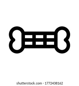 bone icon or logo isolated sign symbol vector illustration - high quality black style vector icons
