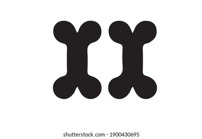 bone icon or logo isolated sign symbol vector illustration - high quality black style vector icons.