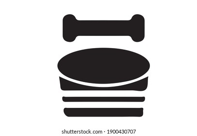 bone icon or logo isolated sign symbol vector illustration - high quality black style vector icons.