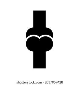 bone icon or logo isolated sign symbol vector illustration - high quality black style vector icons
