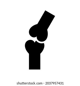 bone icon or logo isolated sign symbol vector illustration - high quality black style vector icons
