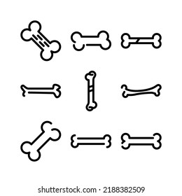bone icon or logo isolated sign symbol vector illustration - Collection of high quality black style vector icons
