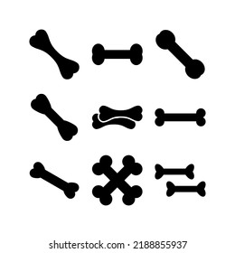 icono óseo o logotipo símbolo de signo aislado ilustración vectorial de alta calidad estilo negro iconos vectoriales
