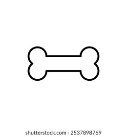 Bone icon logo set vector
