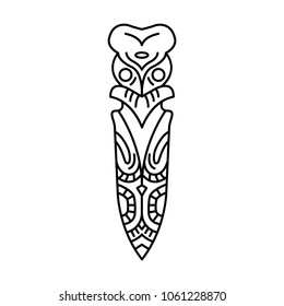 Bone icon. Outline bone vector icon for web design isolated on white background