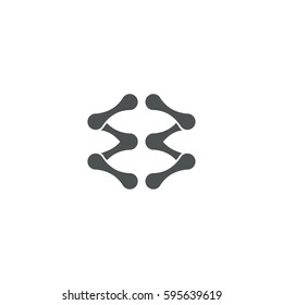 bone icon. sign design
