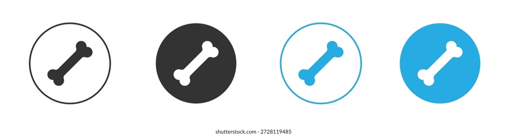 Knochensymbol. einfache Illustration Grafik doodle schwarz Design