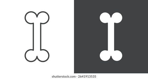 bone icon symbol illustration logo