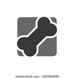 Bone Icon and Symbol. Logo Vector. Eps 10.