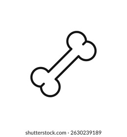 bone icon. bone Symbol sign for mobile concept and web design. Vector icon, Logo illustration, Vector graphics