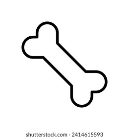 bone icon symbol vector template