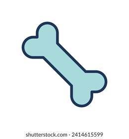 bone icon symbol vector template