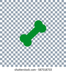 Bone icon. Transporent background