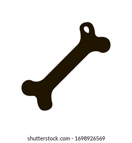 Bone icon in trendy flat style isolated on white background. Eps 10.