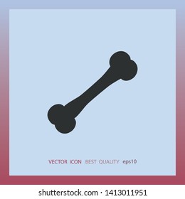 Bone icon, vector design element