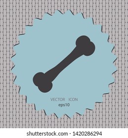 Bone icon, vector design element