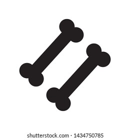 bone icon vector design template