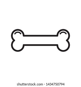 bone icon vector design template