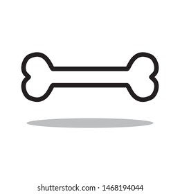 bone icon vector design template