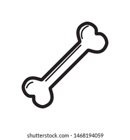 bone icon vector design template