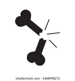 bone icon vector design template