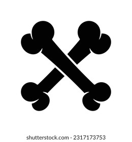 bone icon vector design template in white background