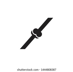 Bone icon vector flat style
