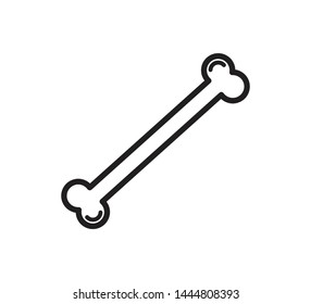 Bone icon vector flat style