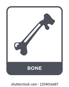 bone icon vector on white background, bone trendy filled icons from History collection, bone simple element illustration