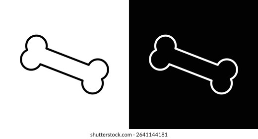 Bone icon vector simple element illustration editable