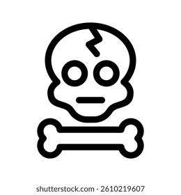 Bone Icon Vector Symbol Design Illustration