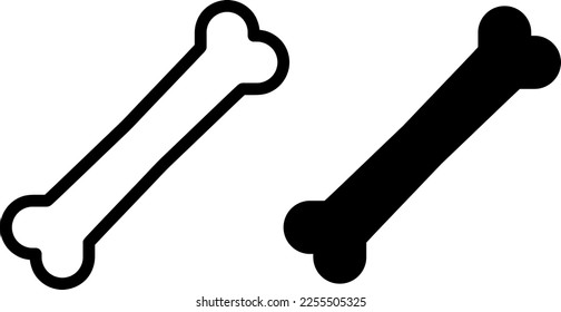 Bone icon vector trendy style illustration on white background..eps