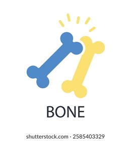 Bone icon. vector.Editable stroke.linear style sign for use web design,logo.Symbol illustration.
