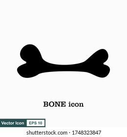 Iconos óseos en un estilo plano aislado en el fondo. Para tu diseño, logotipo. Ilustración vectorial.