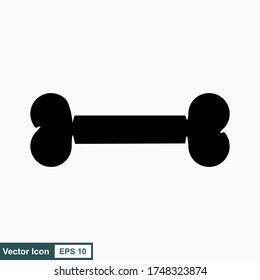Iconos óseos en un estilo plano aislado en el fondo. Para tu diseño, logotipo. Ilustración vectorial.