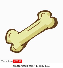 Iconos óseos en un estilo plano aislado en el fondo. Para tu diseño, logotipo. Ilustración vectorial.