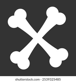 Bone icons. Bone vector. Animal bone icons.